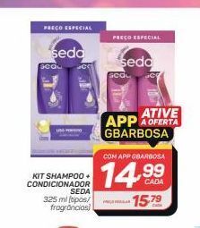 GBarbosa Kit shampoo + condicionador seda oferta