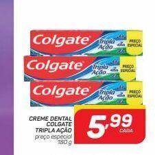 GBarbosa Creme dental colgate tripla ação oferta