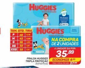 GBarbosa Fralda huggies tripla proteção oferta