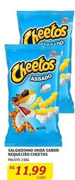 Assaí Atacadista Salgadinho onda sabor requeijão cheetos oferta