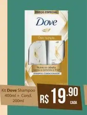 Kit dove shampoo