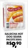Boa Supermercados Salsicha hot dog seara pacote oferta