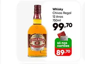 Zaffari Whisky chivas regal 12 anos oferta