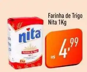 Supermercados Pague Menos Farinha de trigo nita oferta