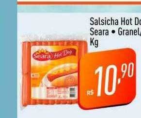 Supermercados Pague Menos Salsicha hot dog seara oferta