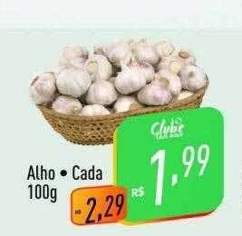 Supermercados Pague Menos Alho oferta