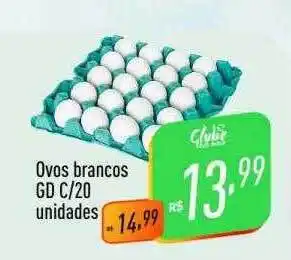 Supermercados Pague Menos Ovos brancos gd c 20 oferta