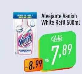 Supermercados Pague Menos Alvejante vanish white refil oferta