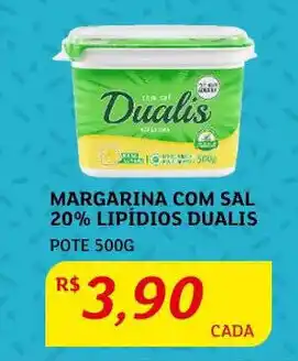 Assaí Atacadista Margarina com sal 20% Lipídios Dualis 500g oferta