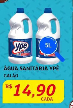 Assaí Atacadista Água Sanitária Ypê 5L oferta