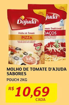 Molho de Tomate D'ajuda 2kg