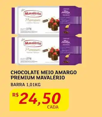 Assaí Atacadista Chocolate Meio Amargo Premium Mavalério 1.01kg oferta