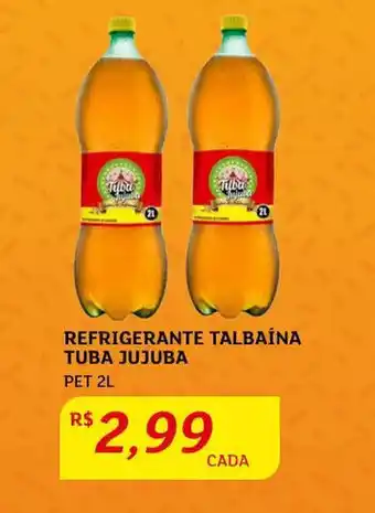 Assaí Atacadista Refrigerante Tabaína Tiba Jujuba 2L oferta