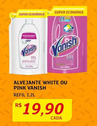 Assaí Atacadista Alvejante White ou Pink Vanish 1.2L oferta
