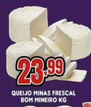 Queijo Minas Frescal Bom Mineiro 1kg