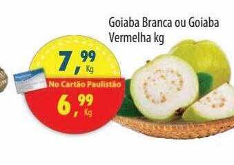 Goiaba branca ou goiaba vermelha kg