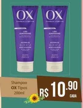 Shampoo ox tipos