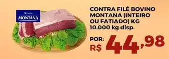 Cooper Contra filé bovino montana inteiro ou fatiado kg oferta