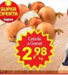 Lopes Supermercados Cebola a granel oferta
