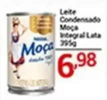 X Supermercados Leite Condensado Moça Integral lata 395g oferta
