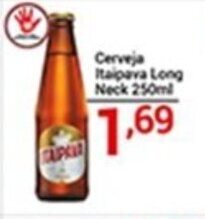 X Supermercados Cerveja Itaipava Long Neck 250ml oferta