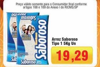 Spani Atacadista Arroz saboroso tipo 1 oferta