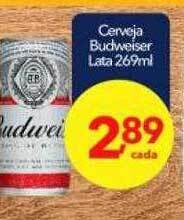 Lopes Supermercados Cerveja budweiser lata oferta