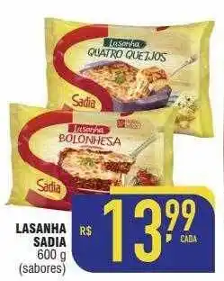 Mercantil Rodrigues Lasanha sadia sabores oferta