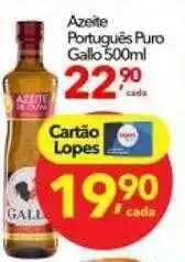 Lopes Supermercados Azeite portuguêsa puro gallo oferta