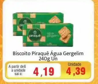 Spani Atacadista Biscoito piraquê água gergelim oferta