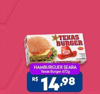 SuperPrix Hamburguer seara texas burger oferta