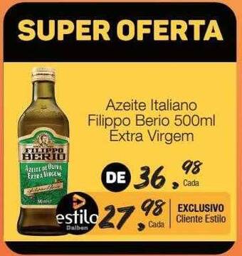 Supermercado Dalben Azeite italiano filippo berio extra virgem oferta