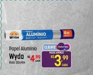 Papel aluminio wyda
