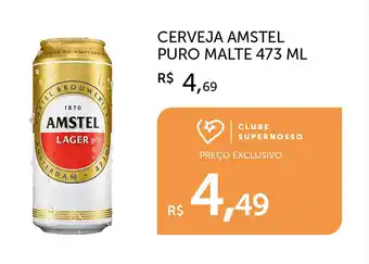 Super Nosso Cerveja amstel puro malte oferta