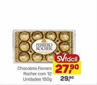 Supermercados São Vicente Chocolate ferrero rocher com 12 oferta