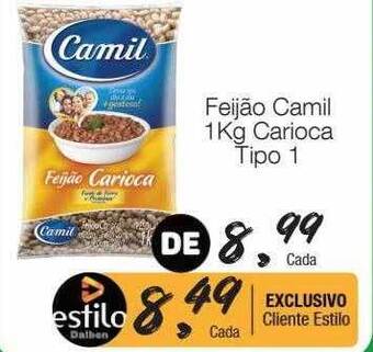 Supermercado Dalben Feijão camil carioca tipo 1 oferta