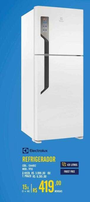 Zema Electrolux refrigerador oferta