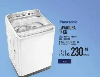 Zema Panasonic lavadora 14kg oferta