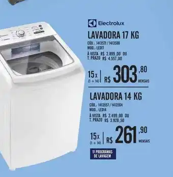 Zema Electrolux lavadora 17 kg lavadora 14 kg oferta