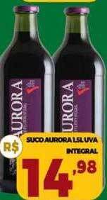 Suco aurora uva integral