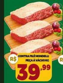 Contra filé mondelli peça á vácuo kg