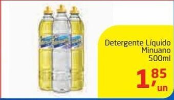 Tenda Atacado Detergente líquido minuano 500ml oferta