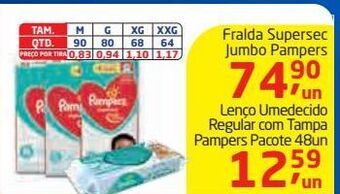 Tenda Atacado Fralda supersec jumbo pampers oferta