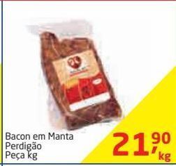 Tenda Atacado Bacon manta perdigão kg oferta