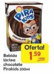 Bebida láctea chocolate pirakids 200ml