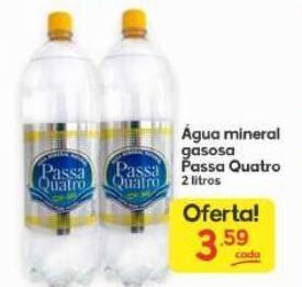 Água mineral passa quatro 2l