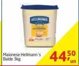 Tenda Atacado Maionese hellmann's 3kg oferta