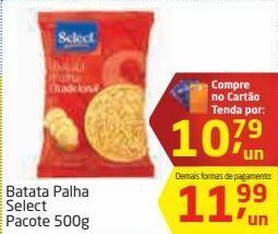 Tenda Atacado Batata palha select 500g oferta
