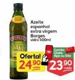 Azeite espanhol extra virgem borges 500ml