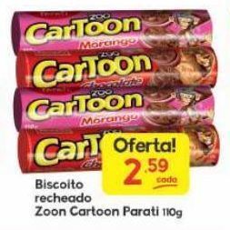 Biscoito recheado zoo cartoon parati 110g